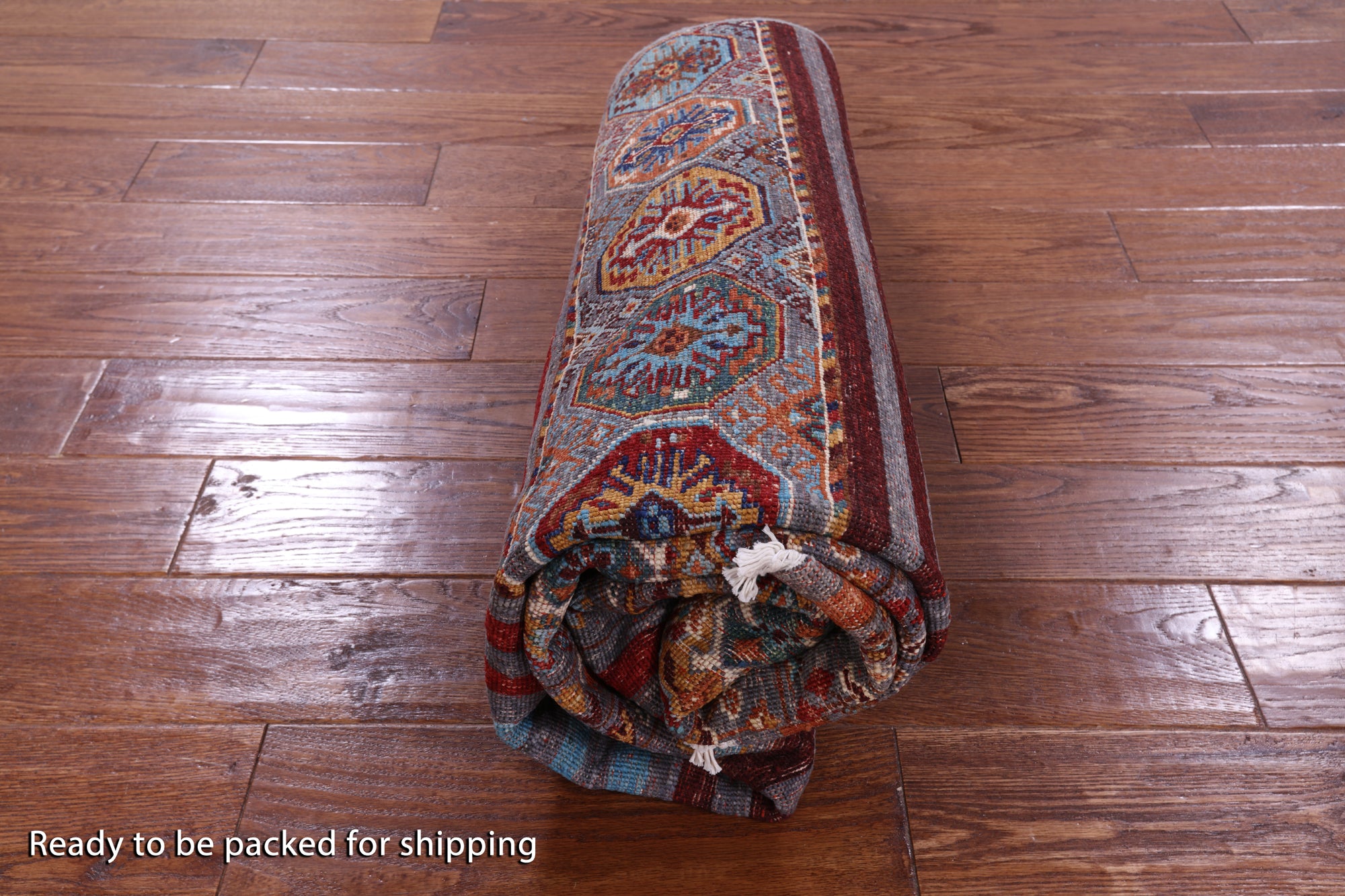 Khorjin Persian Gabbeh Hand Knotted Wool Rug - 5' 0" X 7' 1" - Golden Nile