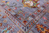 Peshawar Hand Knotted Wool Rug - 5' 1" X 6' 11" - Golden Nile
