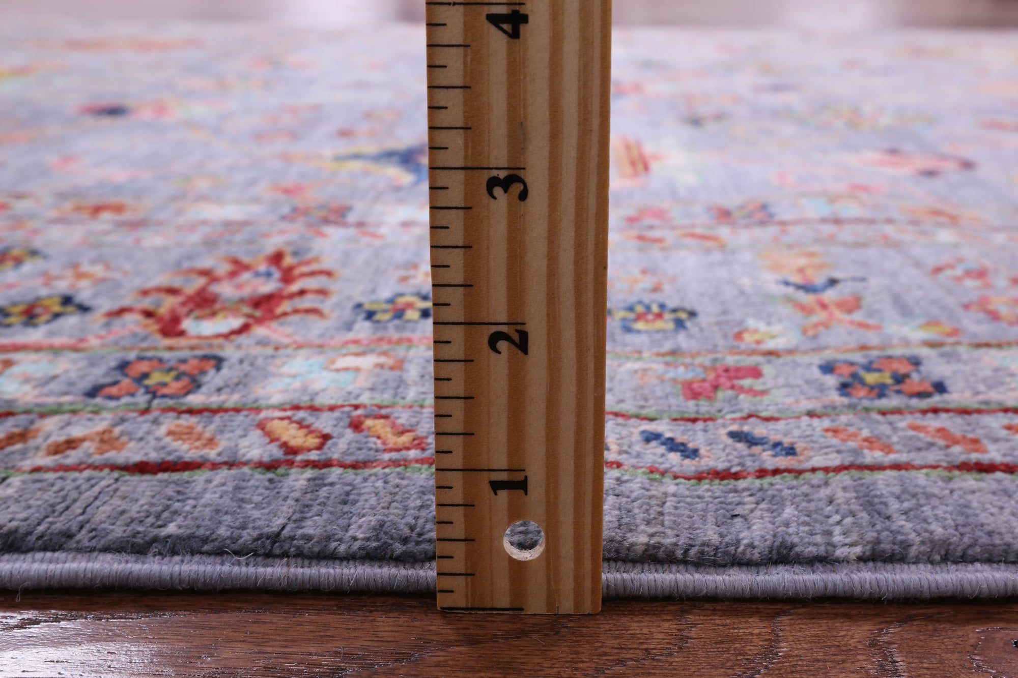 Peshawar Hand Knotted Wool Rug - 5' 1" X 6' 11" - Golden Nile