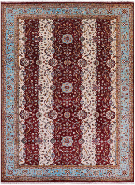 Persian Fine Serapi Hand Knotted Wool Rug - 8' 10" X 12' 2" - Golden Nile