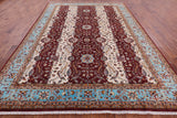 Persian Fine Serapi Hand Knotted Wool Rug - 8' 10" X 12' 2" - Golden Nile