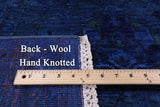 Full Pile Overdyed Handmade Wool Rug - 8' 4" X 9' 8" - Golden Nile