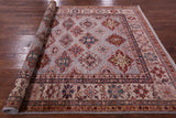 Super Kazak Hand Knotted Wool Rug - 6' 10" X 10' 5" - Golden Nile
