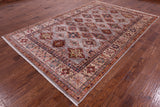 Super Kazak Hand Knotted Wool Rug - 6' 10" X 10' 5" - Golden Nile