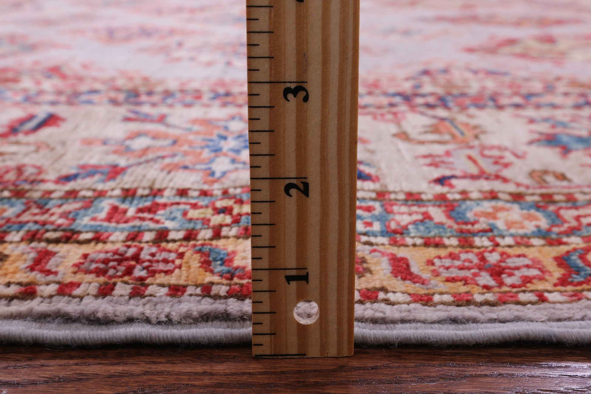 Super Kazak Hand Knotted Wool Rug - 6' 10" X 10' 5" - Golden Nile