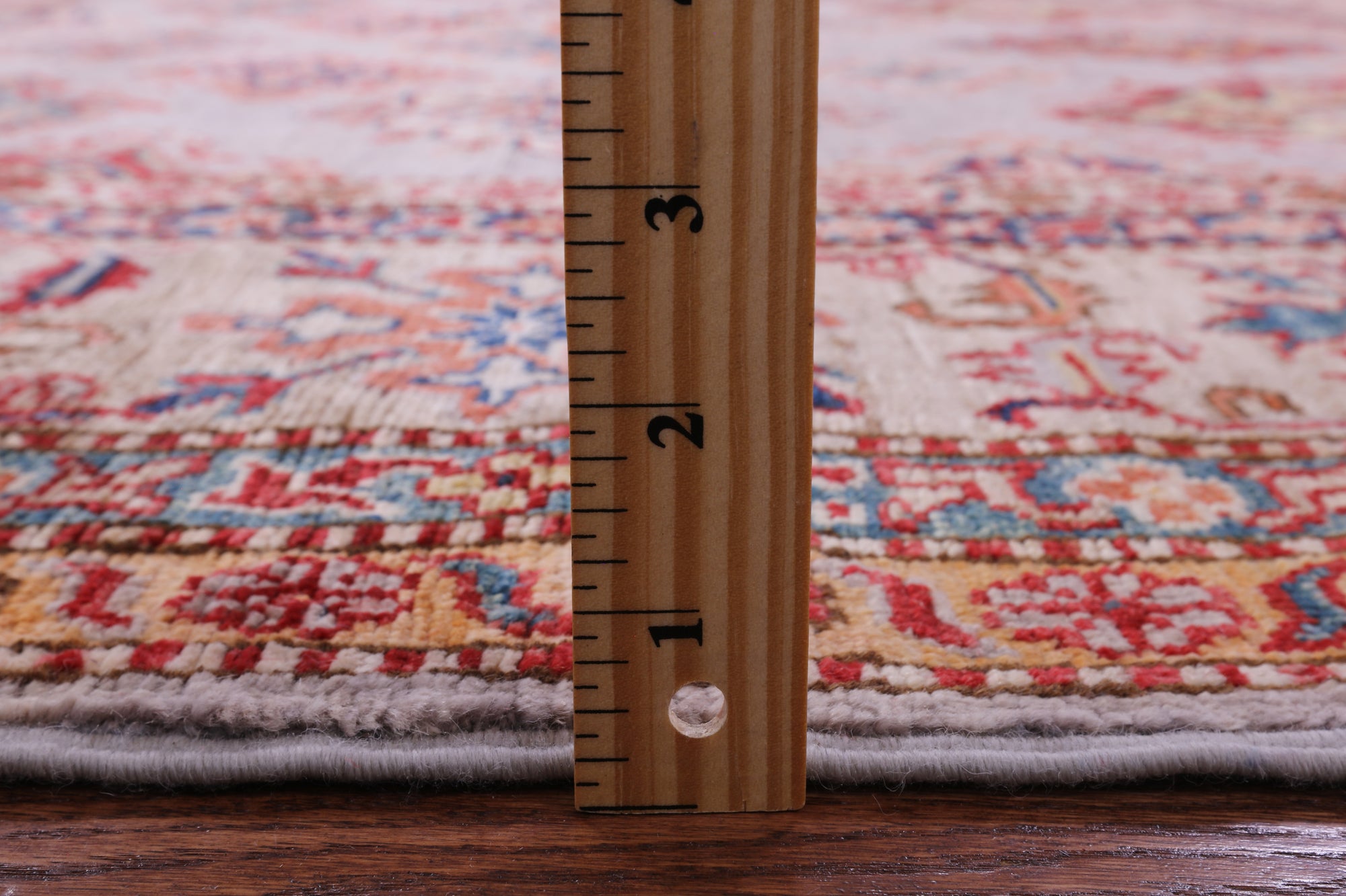Super Kazak Hand Knotted Wool Rug - 6' 10" X 10' 5" - Golden Nile