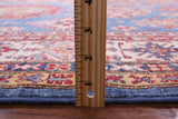 Blue Super Kazak Hand Knotted Wool Rug - 5' 6" X 8' 2" - Golden Nile