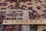 Super Kazak Hand Knotted Wool Rug - 5' 0" X 6' 4" - Golden Nile