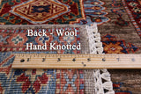Super Kazak Hand Knotted Wool Rug - 2' 9" X 3' 10" - Golden Nile