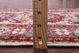 Super Kazak Handmade Wool Rug - 1' 11" X 3' 1" - Golden Nile