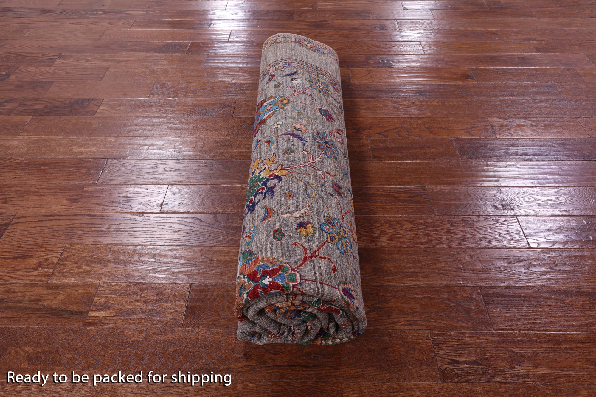 Peshawar Hand Knotted Wool Rug - 8' 2" X 9' 10" - Golden Nile