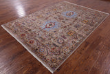 Peshawar Hand Knotted Wool Rug - 6' 10" X 9' 7" - Golden Nile