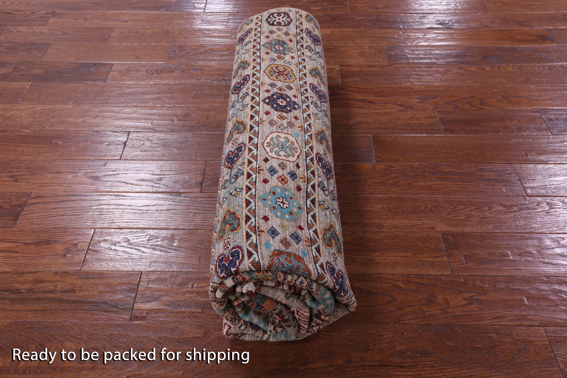 Khorjin Persian Gabbeh Hand Knotted Wool Rug - 6' 11" X 9' 7" - Golden Nile
