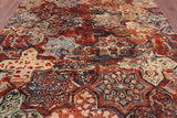 Abstract Modern Handmade Wool & Silk Rug - 8' 2" X 9' 10" - Golden Nile
