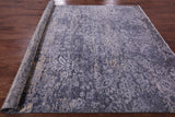 Abstract Modern Hand Knotted Wool & Silk Rug - 8' 2" X 10' 0" - Golden Nile
