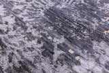 Abstract Modern Hand Knotted Wool & Silk Rug - 8' 2" X 10' 0" - Golden Nile