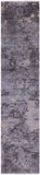 Abstract Modern Handmade Wool & Silk Runner Rug - 2' 7" X 11' 10" - Golden Nile