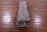 Abstract Modern Handmade Wool & Silk Runner Rug - 2' 7" X 11' 10" - Golden Nile