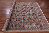 Turkmen Ersari Hand Knotted Wool Rug - 8' 4" X 10' 10" - Golden Nile