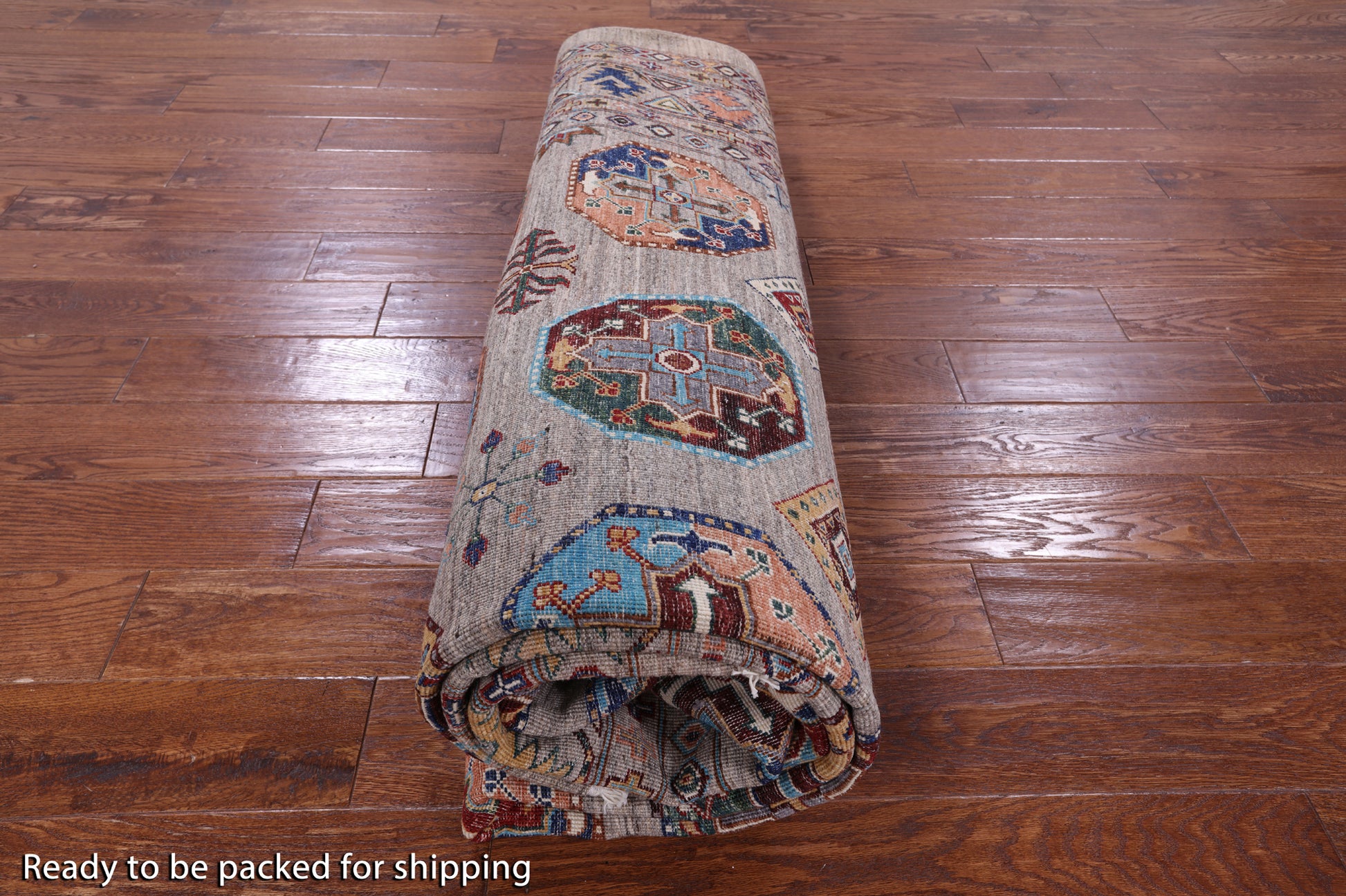 Turkmen Ersari Hand Knotted Wool Rug - 8' 4" X 10' 10" - Golden Nile