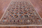 Turkmen Ersari Hand Knotted Wool Rug - 8' 4" X 10' 10" - Golden Nile