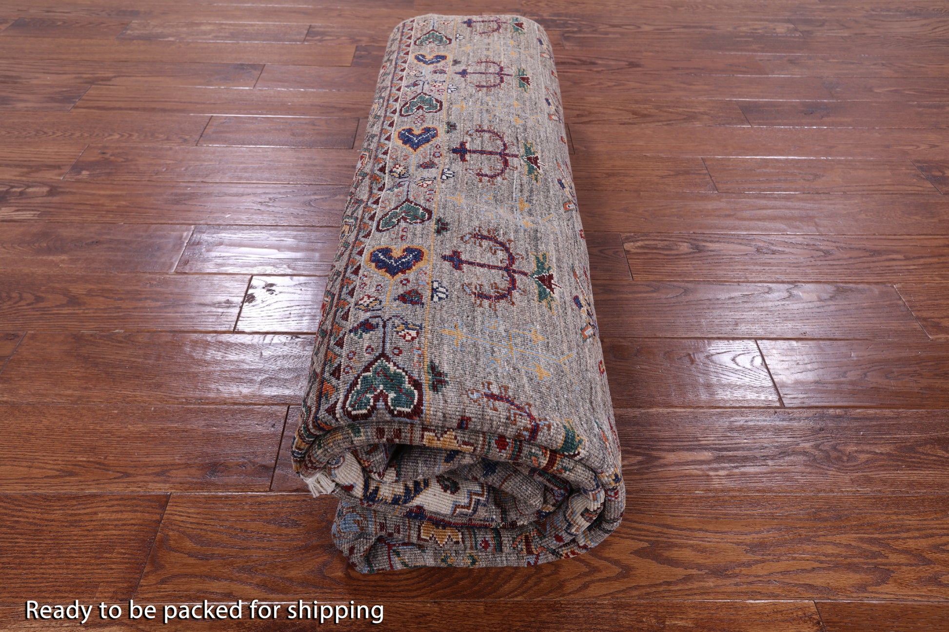 Tribal Persian Gabbeh Hand Knotted Wool Rug - 6' 10" X 9' 9" - Golden Nile