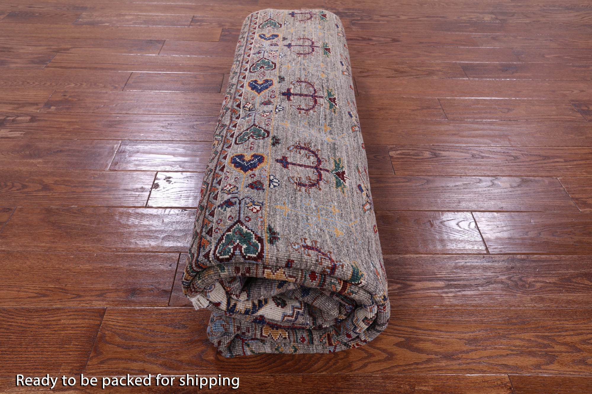 Tribal Persian Gabbeh Hand Knotted Wool Rug - 6' 10" X 9' 9" - Golden Nile