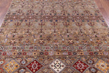 Tribal Persian Gabbeh Hand Knotted Wool Rug - 6' 10" X 9' 9" - Golden Nile