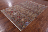 Tribal Persian Gabbeh Hand Knotted Wool Rug - 6' 10" X 9' 9" - Golden Nile