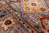 Tribal Persian Gabbeh Hand Knotted Wool Rug - 6' 10" X 9' 9" - Golden Nile