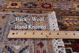 Tribal Persian Gabbeh Hand Knotted Wool Rug - 6' 10" X 9' 9" - Golden Nile