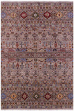 Khorjin Persian Gabbeh Hand Knotted Wool Rug - 6' 8" X 10' 0" - Golden Nile
