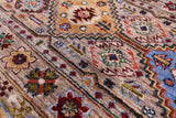 Khorjin Persian Gabbeh Hand Knotted Wool Rug - 6' 8" X 10' 0" - Golden Nile
