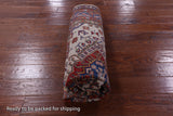 Ivory Super Kazak Handmade Wool Rug - 5' 9" X 8' 3" - Golden Nile