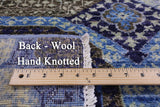 Geometric Persian Mamluk Hand Knotted Wool Rug - 5' 7" X 8' 2" - Golden Nile