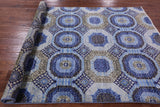 Geometric Persian Mamluk Hand Knotted Wool Rug - 5' 7" X 8' 2" - Golden Nile