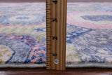 Geometric Persian Mamluk Hand Knotted Wool Rug - 5' 7" X 7' 9" - Golden Nile