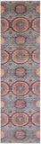Geometric Persian Mamluk Hand Knotted Wool Runner Rug - 2' 8" X 9' 9" - Golden Nile
