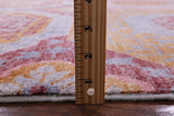 Geometric Persian Mamluk Hand Knotted Wool Rug - 8' 0" X 10' 7" - Golden Nile