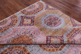 Geometric Persian Mamluk Hand Knotted Wool Rug - 8' 0" X 10' 7" - Golden Nile