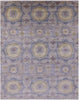 Geometric Persian Mamluk Handmade Wool Rug - 8' 0" X 9' 10" - Golden Nile