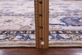 Ivory Persian Fine Serapi Handmade Wool Rug - 8' 0" X 9' 10" - Golden Nile
