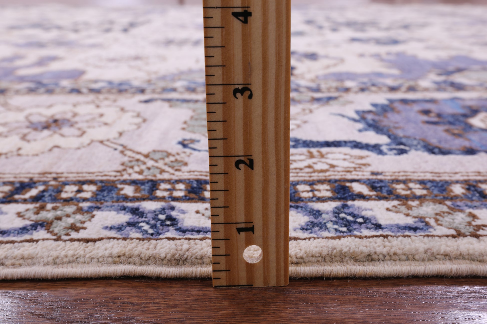 Ivory Persian Fine Serapi Handmade Wool Rug - 8' 0" X 9' 10" - Golden Nile