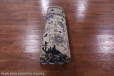 Ivory Persian Fine Serapi Handmade Wool Rug - 8' 0" X 9' 10" - Golden Nile