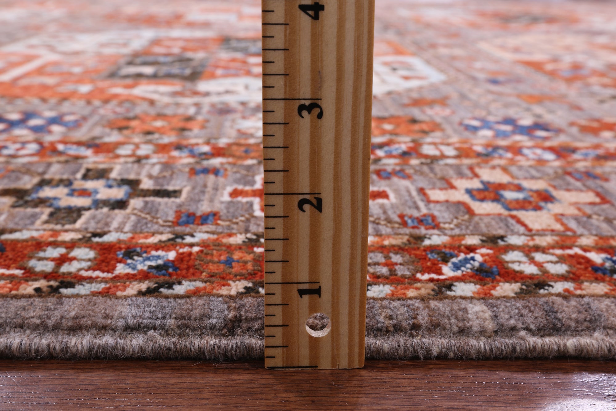 Turkmen Ersari Hand Knotted Wool Rug - 6' 2" X 8' 11" - Golden Nile