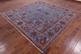 Square Persian Ziegler Hand Knotted Wool Rug - 9' 1" X 9' 1" - Golden Nile