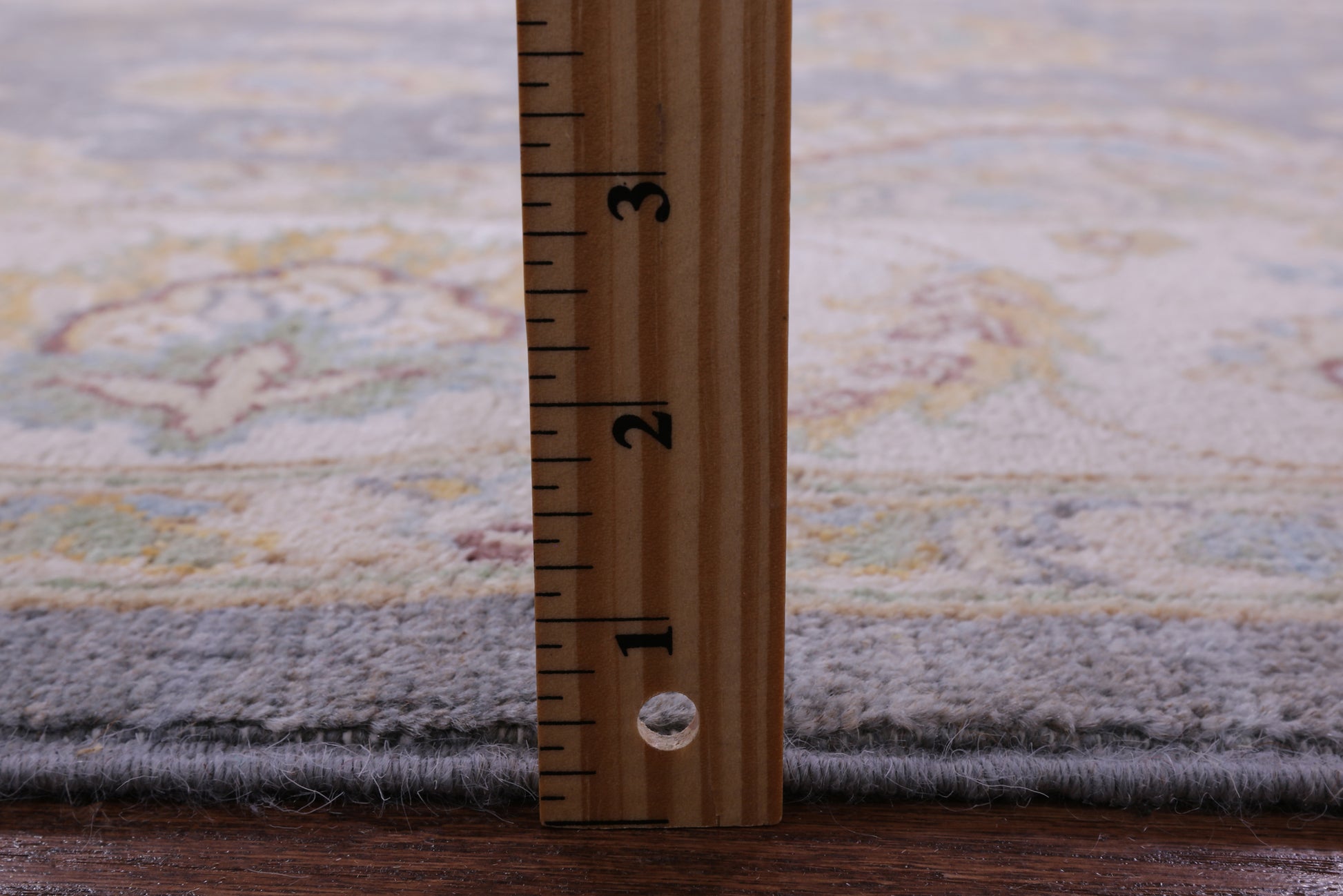 Grey Peshawar Handmade Wool Rug - 8' 1" X 9' 6" - Golden Nile