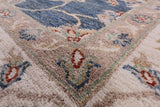 Blue Peshawar Handmade Wool Rug - 8' 2" X 10' 0" - Golden Nile
