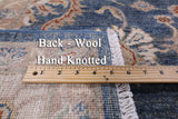 Blue Peshawar Handmade Wool Rug - 8' 2" X 10' 0" - Golden Nile