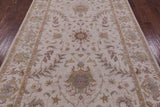Ivory Peshawar Handmade Wool Rug - 6' 4" X 9' 8" - Golden Nile